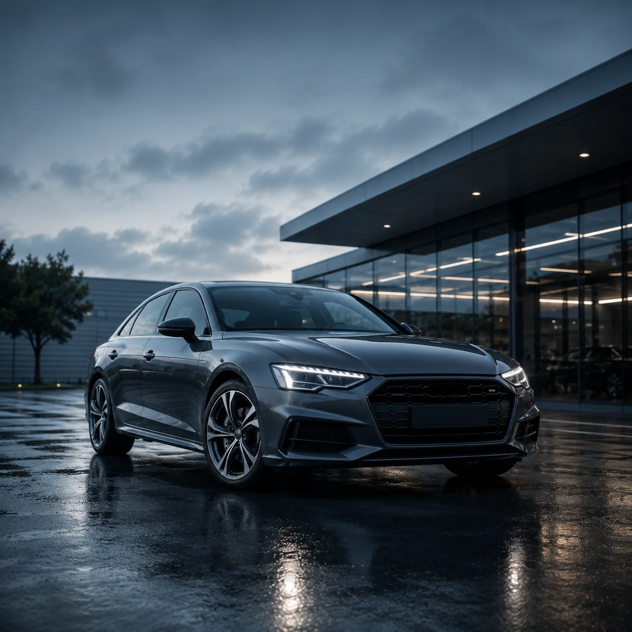 Audi Fahrzeug im Autohaus Kubik in Halle (Saale)